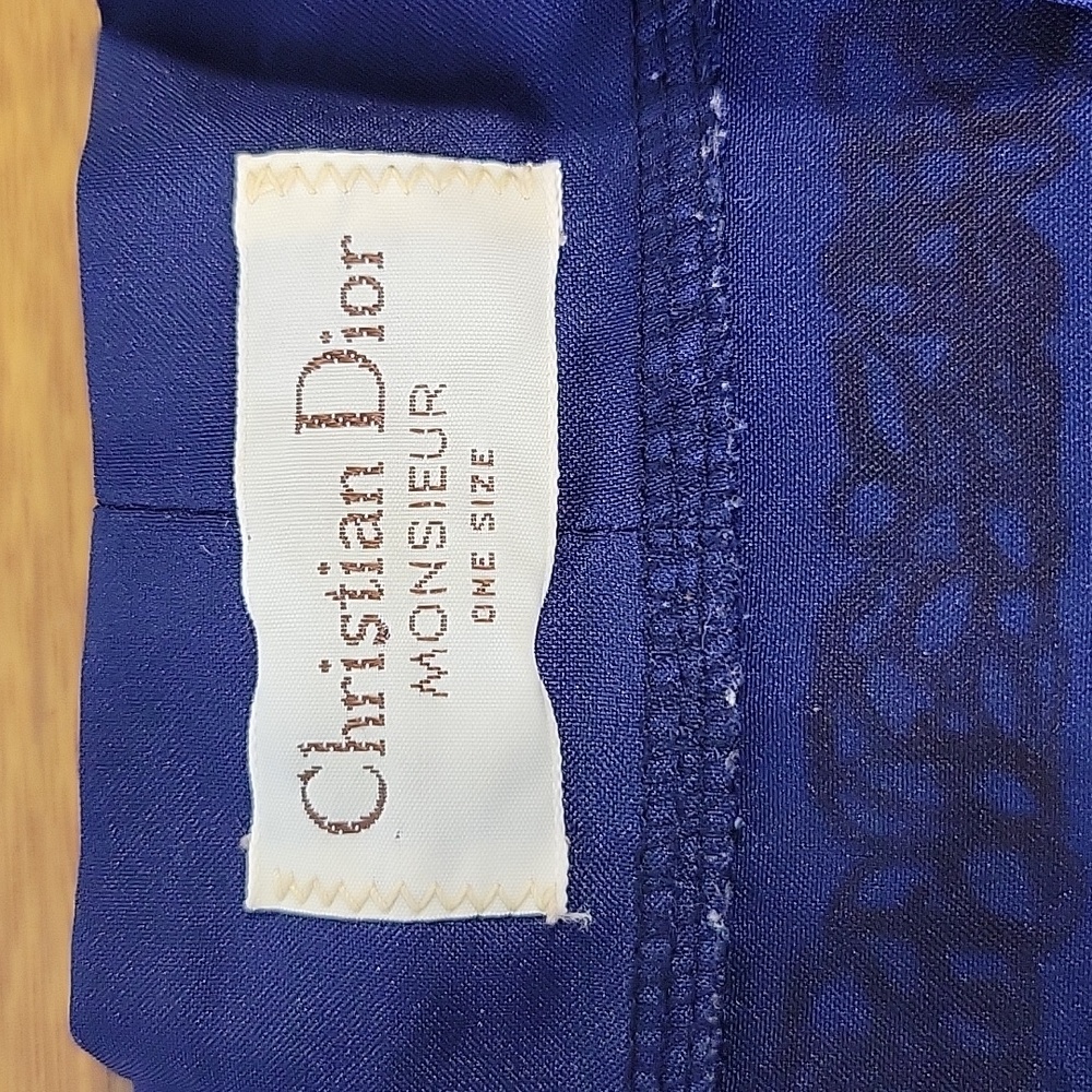 Christian Dior Blue Belted Robe With Pockets - Picture 2 of 13
